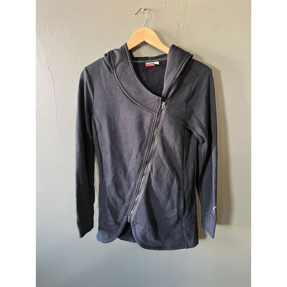 Puma Jacket Womens Sweatshirt Sweater Moto Black Medium